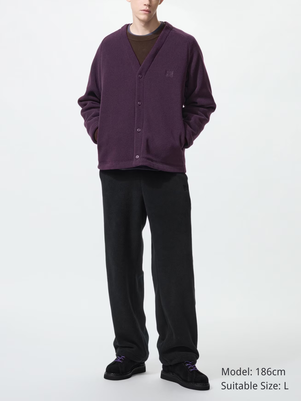 Uniqlo Needles Fleece Oversized Cardigan