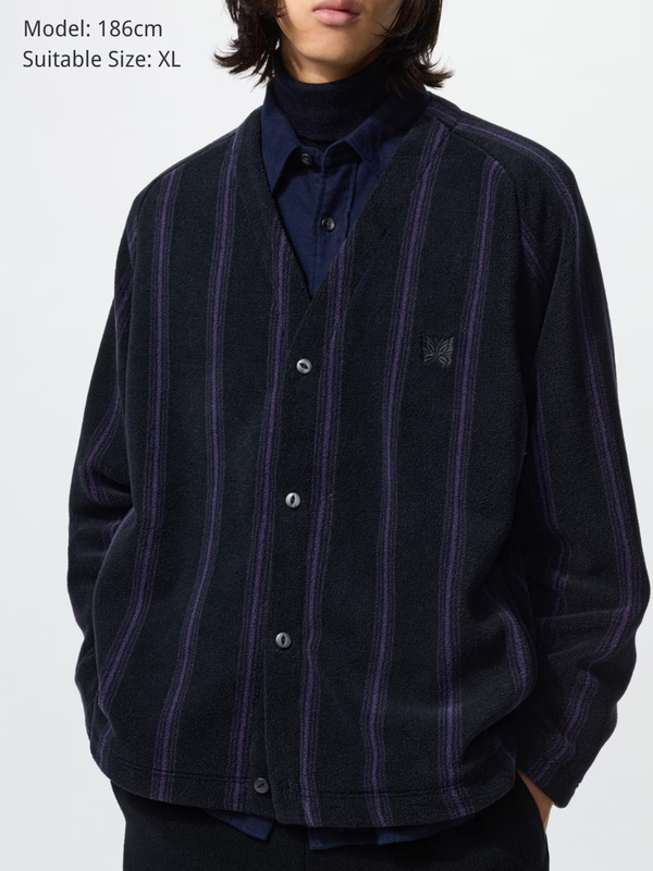 Uniqlo Needles Fleece Oversized Cardigan