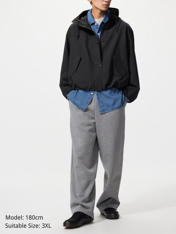 Uniqlo 479229 Cotton Blend Short Parka Women’s Hoodie