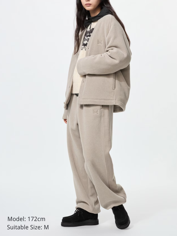 UNIQLO NEEDLES Fleece Wide Pants