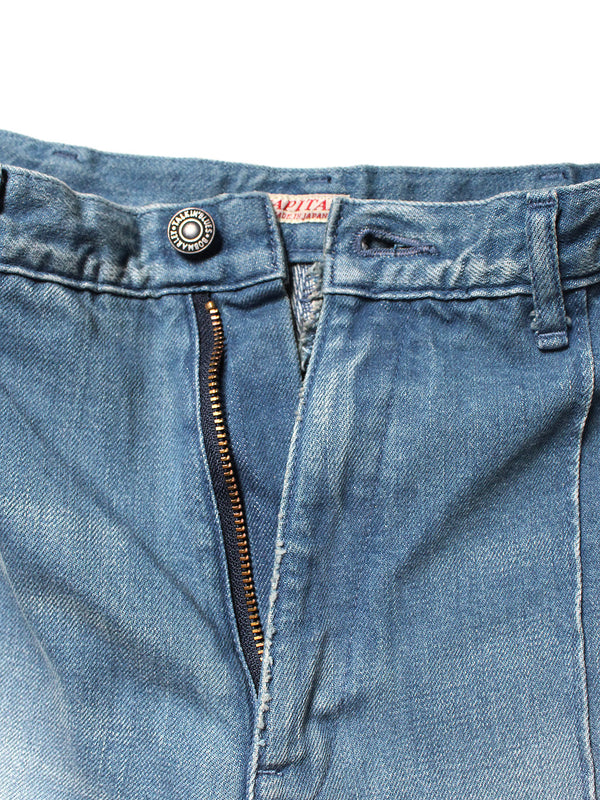 Kapital 12oz Denim Marley Talkin Blues Flare Pants Women