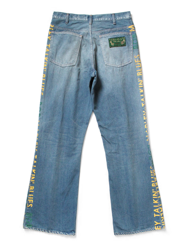 Kapital 12oz Denim Marley Talkin Blues Bootcut Pants