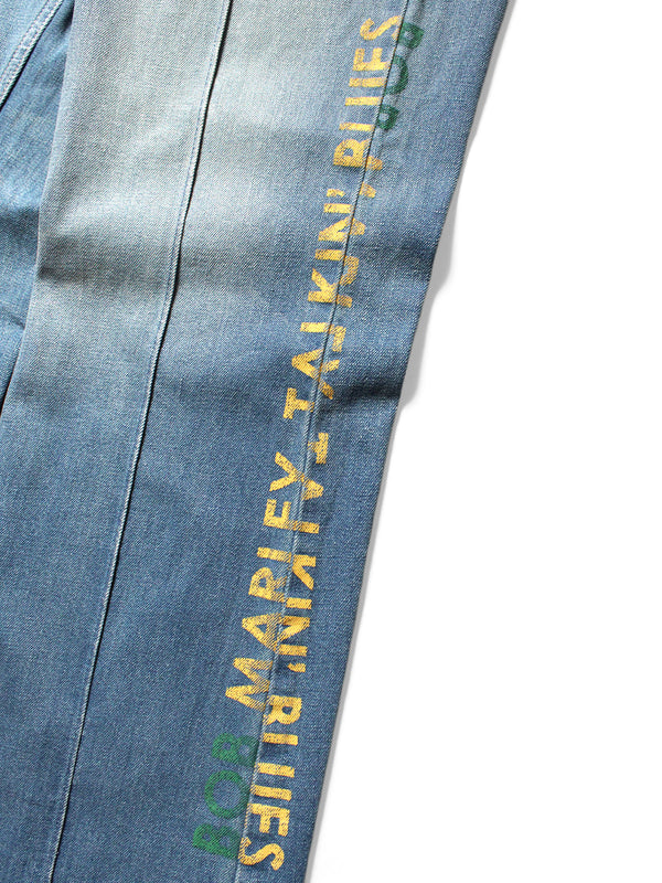Kapital 12oz Denim Marley Talkin Blues Bootcut Pants