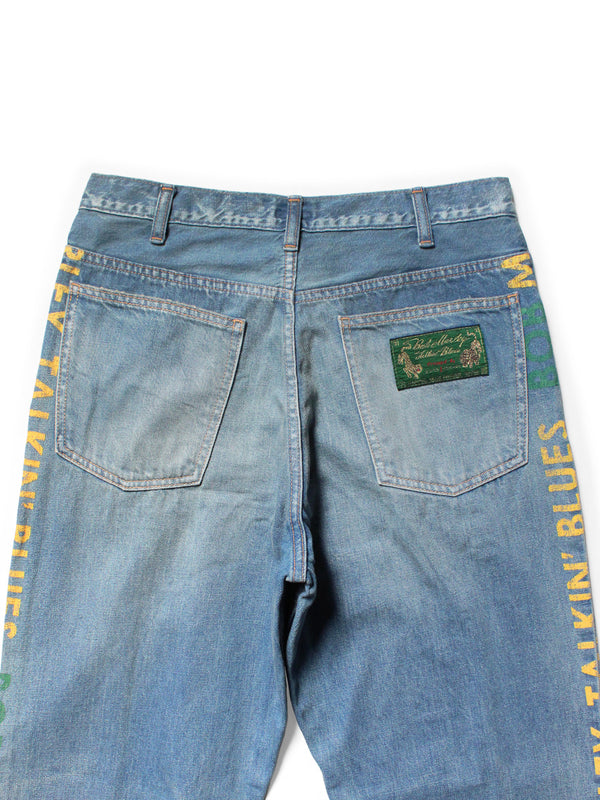 Kapital 12oz Denim Marley Talkin Blues Bootcut Pants