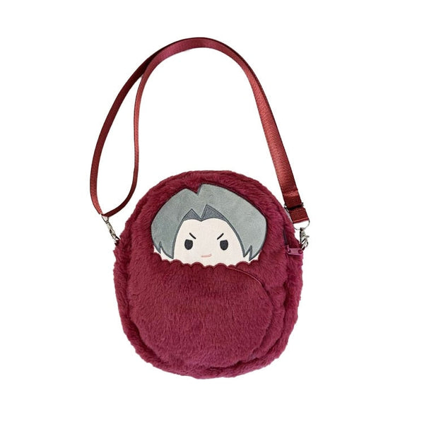 Ace Attorney Miles Edgeworth Kurumi Tapinu Plush Pouch Bag