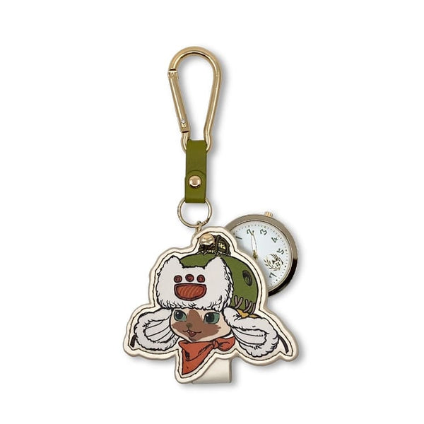 Monster Hunter Wilds Palico Carabiner Watch