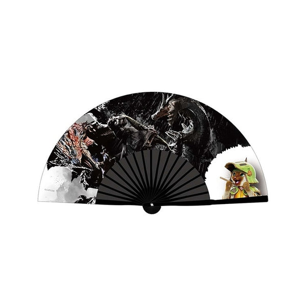 Monster Hunter Bridge Wall Art Folding Fan