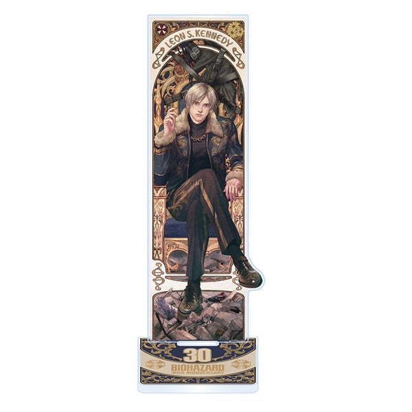 Resident Evil 30th Anniversary Acrylic Stand Leon S. Kennedy Figure