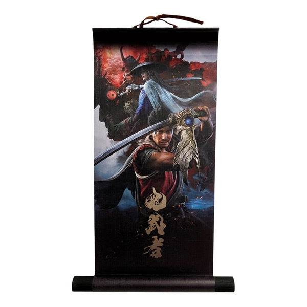 Onimusha Way of the Sword Mini Hanging Scroll Main Artwork [Pre-order]