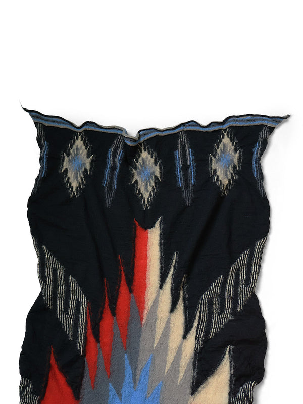 Kapital Felted Wool Ortega Blanket Scarf