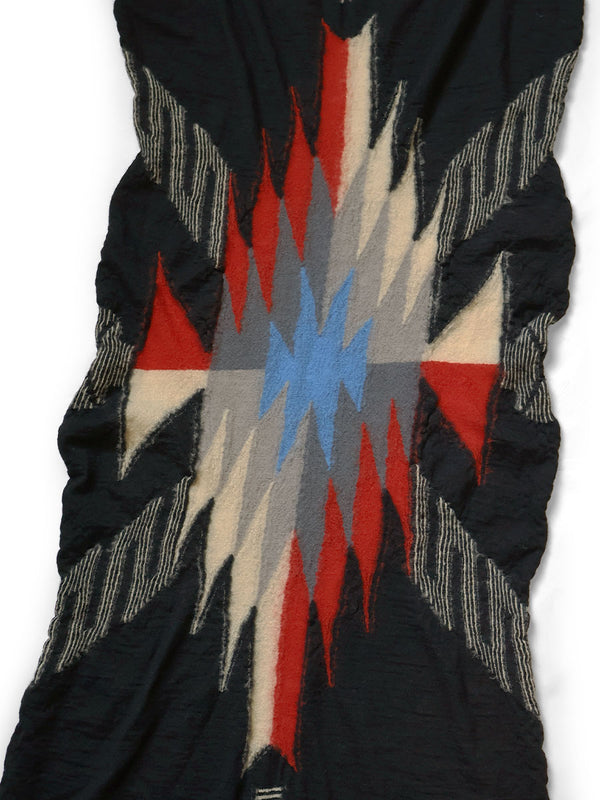 Kapital Felted Wool Ortega Blanket Scarf