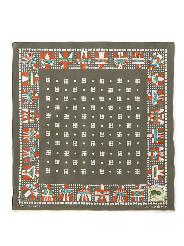 Kapital fastcolor selvedge bandana (THUNDER BIRD)