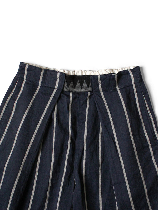 Kapital Linen Phillies Stripe Easy Beach Go Shorts Pants
