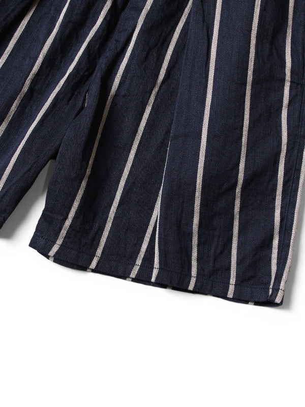 Kapital Linen Phillies Stripe Easy Beach Go Shorts Pants