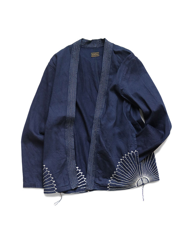 Kapital 8oz IDG×IDG denim KAKASHI shirt (Furoshiki embroidery) Jacket