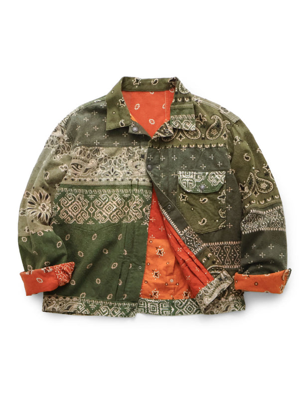 Kapital Nel Reversible Bandana Print 1st Jacket
