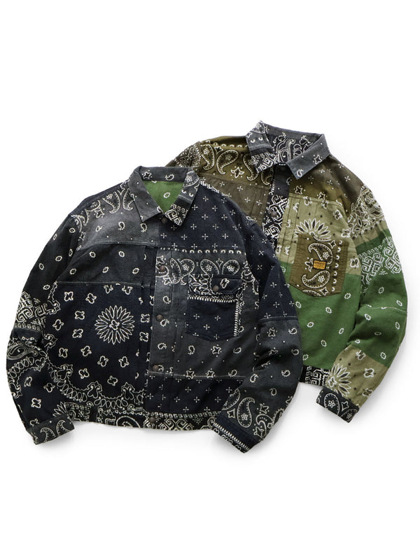 Kapital Nel Reversible Bandana Print 1st Jacket
