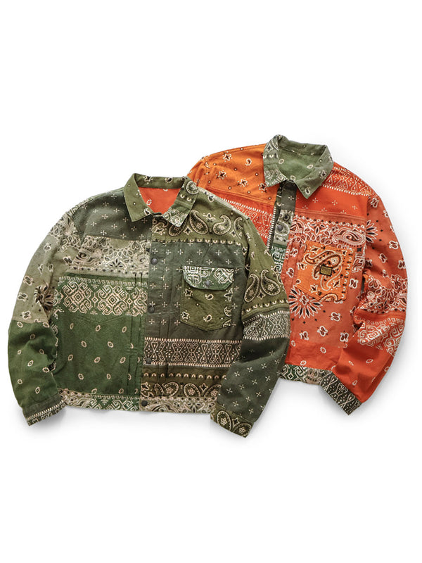 Kapital Nel Reversible Bandana Print 1st Jacket
