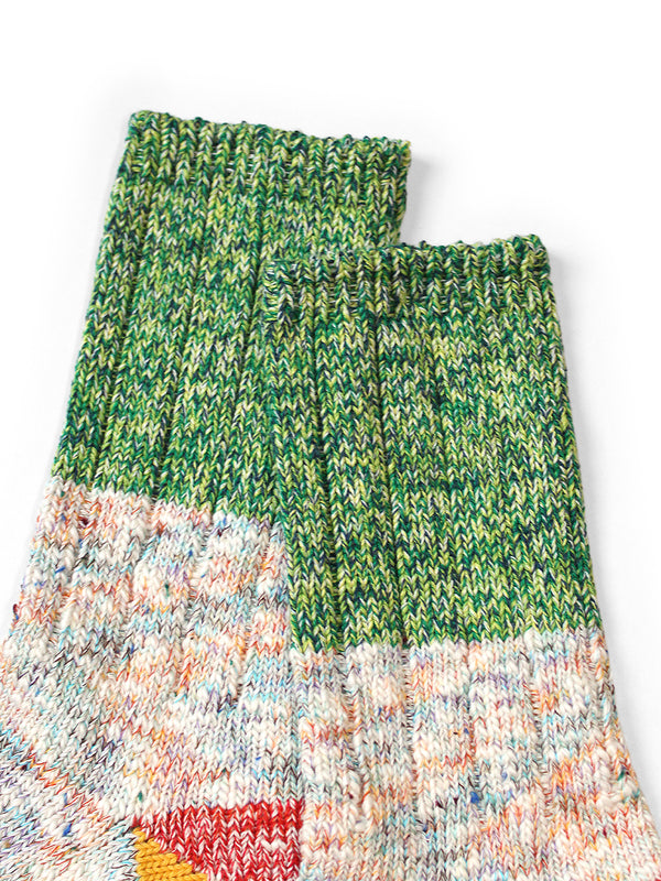 Kapital 60-strand heel 2-tone socks