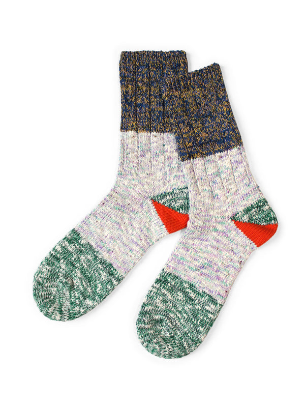 Kapital 60-strand heel 2-tone socks