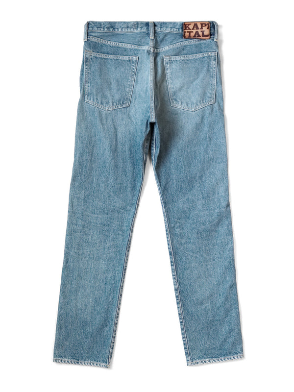 KAPITAL 14oz black denim 5P Monkey CISCO Pants