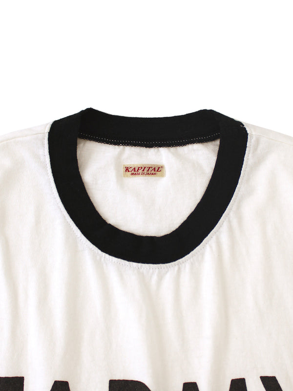 Kapital 18.5 - Jersey Ringer Pocket T-shirt (FARMY)