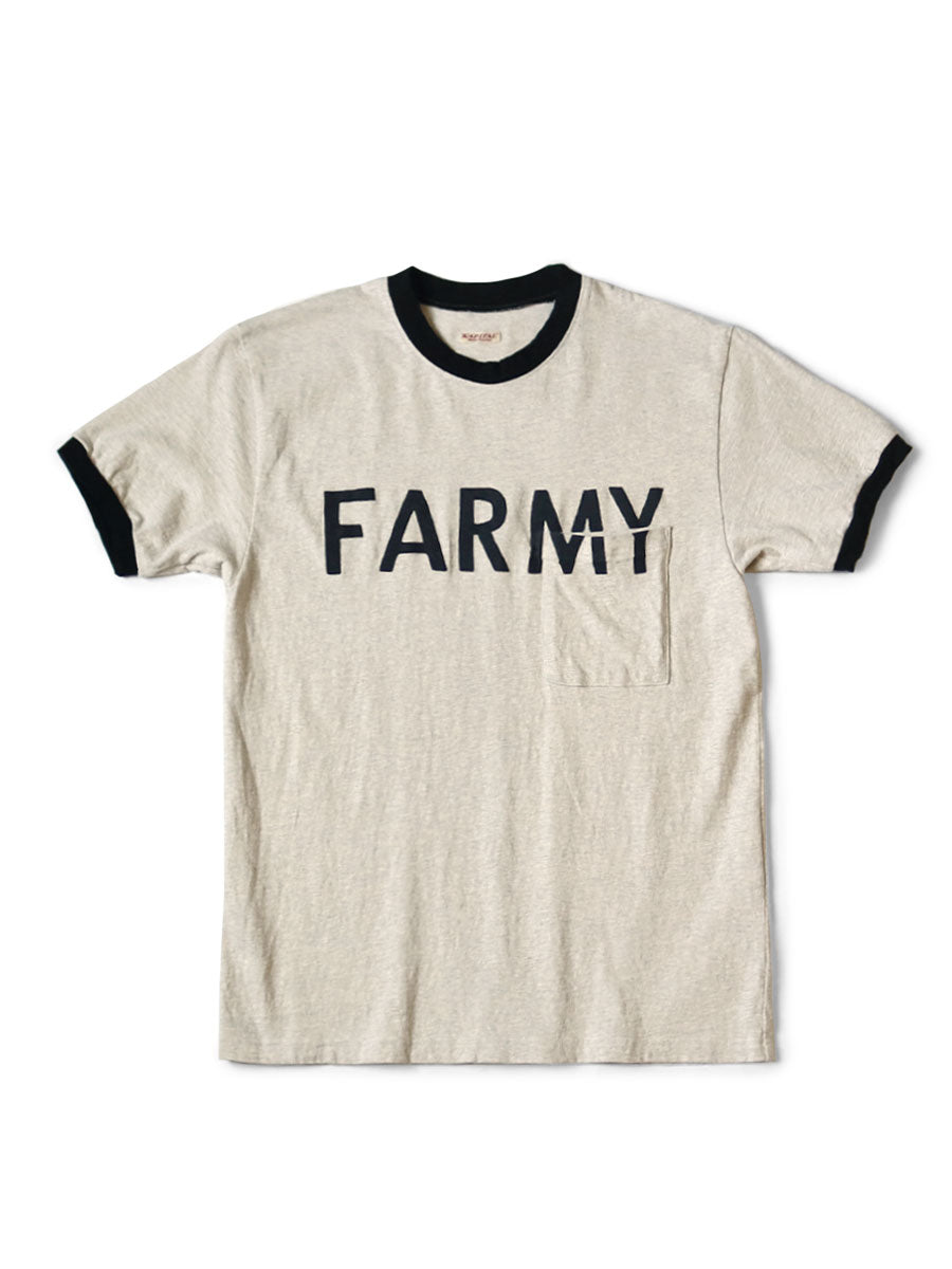 2025-25 秋冬新作  ハイブランドの Kapital Tee (FARMY) T-shirt Pocket Ringer Tenjiku 18.5 K-POP・アジア