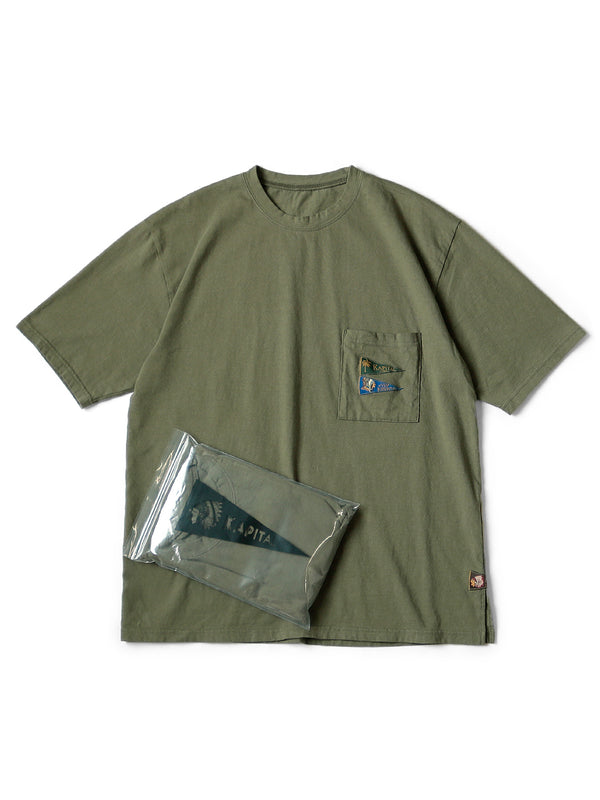 Kapital 20 Jersey Pennant T-shirt 3 flags Tee