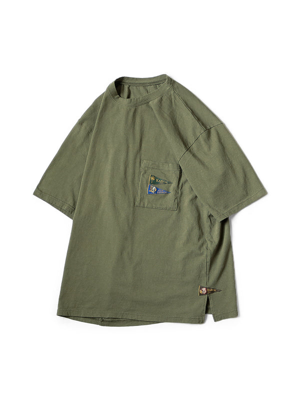 Kapital 20 Jersey Pennant T-shirt 3 flags Tee