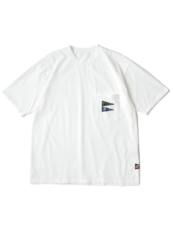 Kapital 20/- Jersey Pennant T-shirt (3 flags) tee