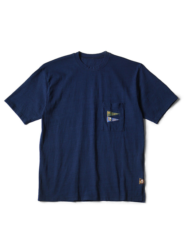 Kapital IDG Tenjiku Pennant Tee (3flags)