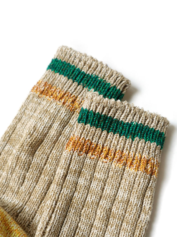Kapital 60 Strands Heather Ivy Rainbowy Happy Heel Hold Socks