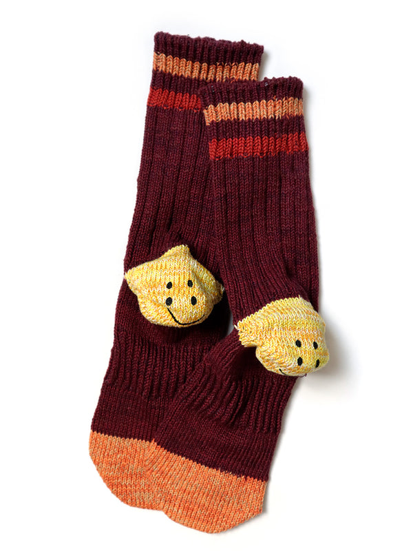 Kapital 60 Strands Heather Ivy Rainbowy Happy Heel Hold Socks