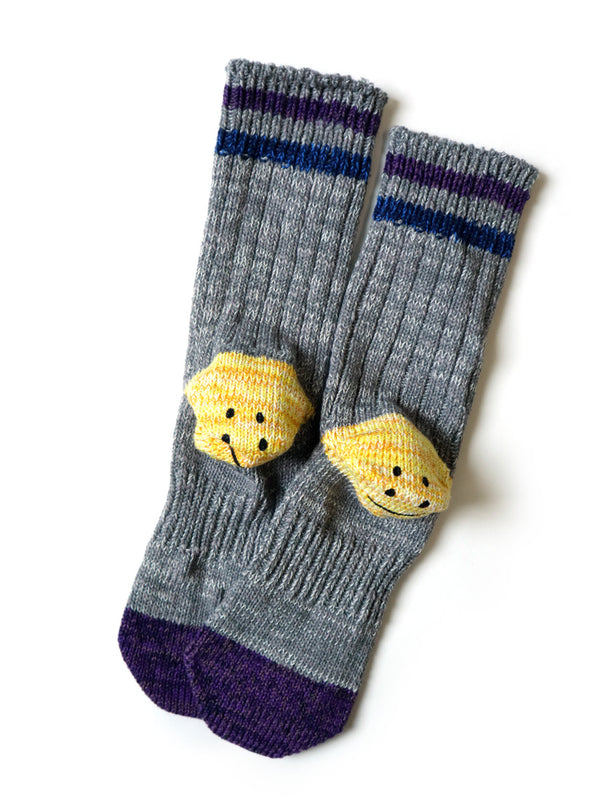Kapital 60 Strands Heather Ivy Rainbowy Happy Heel Hold Socks