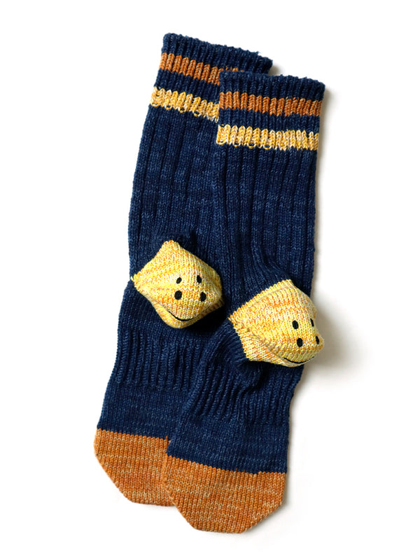 Kapital 60 Strands Heather Ivy Rainbowy Happy Heel Hold Socks