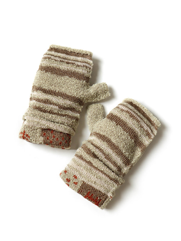 Kapital Gabbeh Patchwork 2 Way Mittens