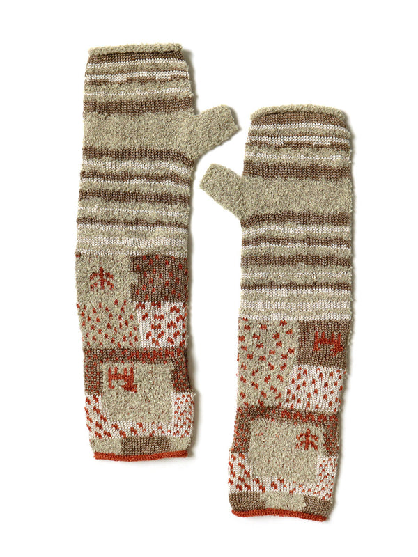 Kapital Gabbeh Patchwork 2 Way Mittens