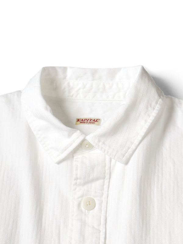 Kapital Herringbone Twill Anorak Shirt