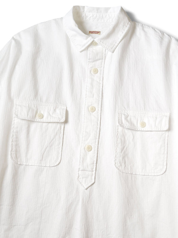 Kapital Herringbone Twill Anorak Shirt