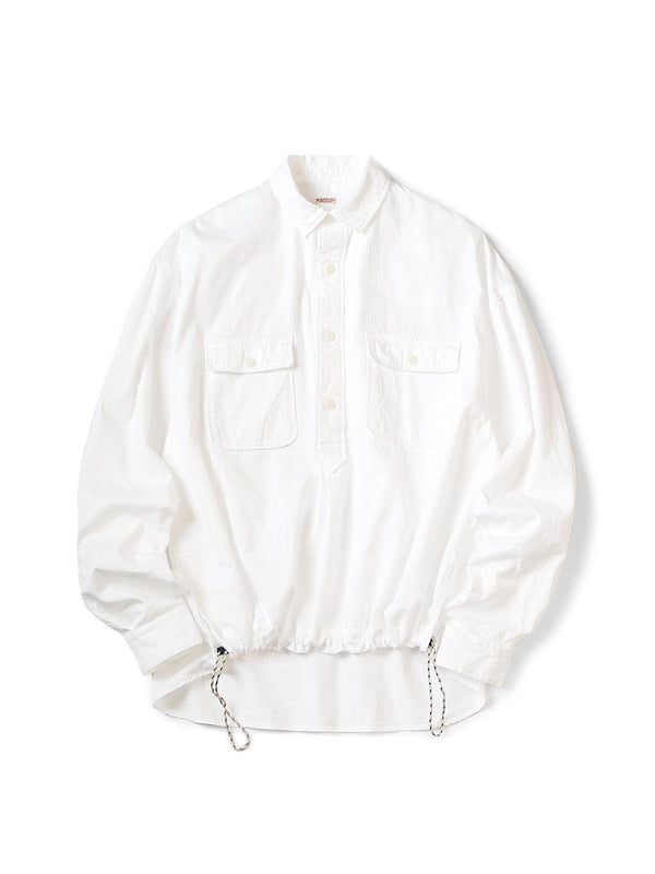 Kapital Herringbone Twill Anorak Shirt