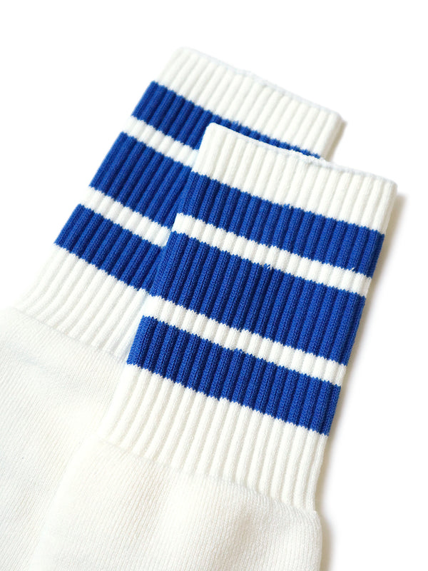 Kapital 144pcs HAPPY HEEL embroidered skater knee highs socks