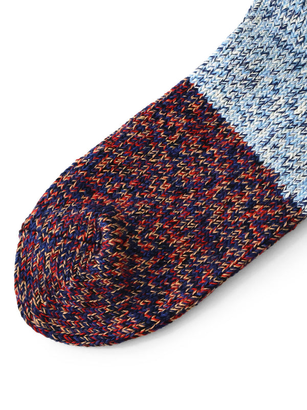 Kapital 56-ply Asymmetrical Van Gogh Heathered Socks