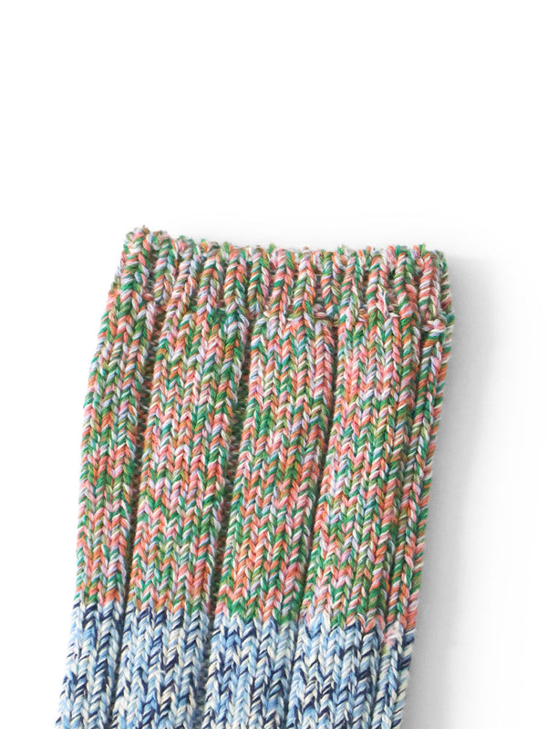 Kapital 56-ply Asymmetrical Van Gogh Heathered Socks
