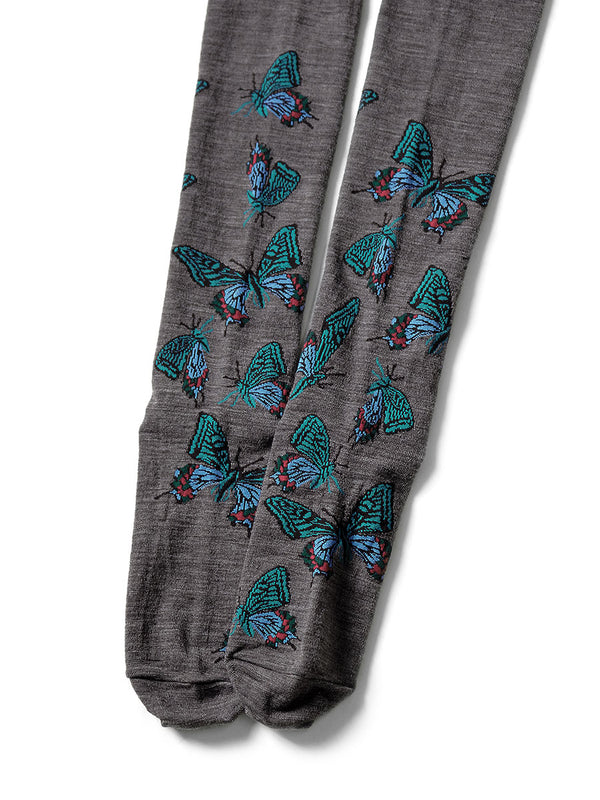 Kapital 200-ply Wool Butterfly Tights Socks