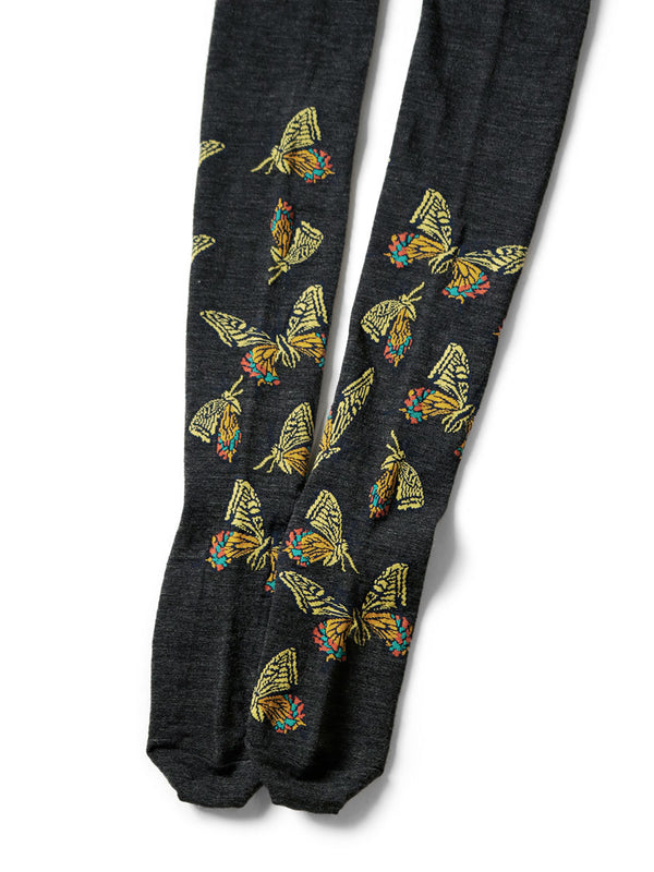 Kapital 200-ply Wool Butterfly Tights Socks