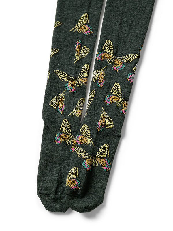 Kapital 200-ply Wool Butterfly Tights Socks