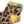 Load image into Gallery viewer, Kapital 84-ply RAINBOWY HAPPY HEEL Leopard Ankle Socks
