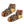 Load image into Gallery viewer, Kapital 84-ply RAINBOWY HAPPY HEEL Leopard Ankle Socks
