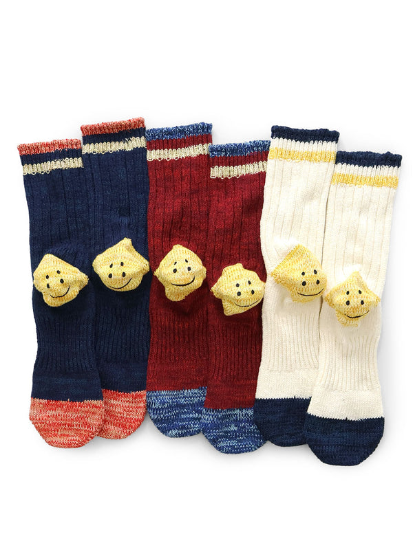 Kapital 60-pack IVY RAINBOWY HAPPY HEEL Hold Socks