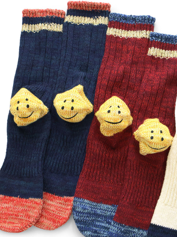Kapital 60-pack IVY RAINBOWY HAPPY HEEL Hold Socks